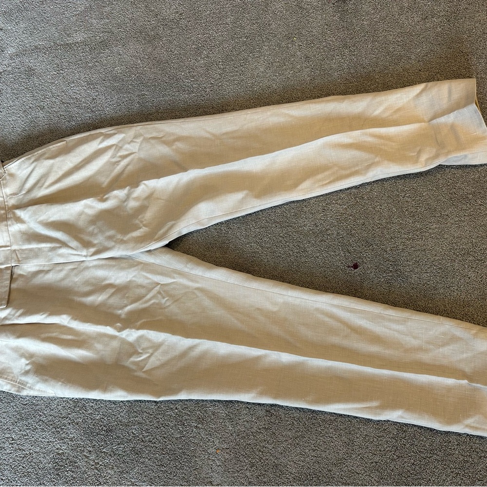 Ermenegildo Zegna Men's Beige Dress Pants